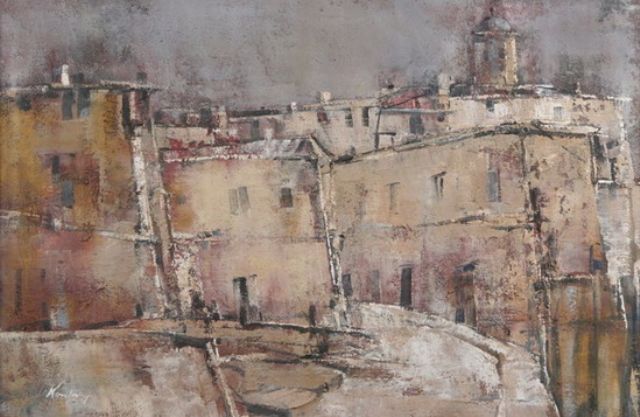 Pawel Kontny, Village street scene